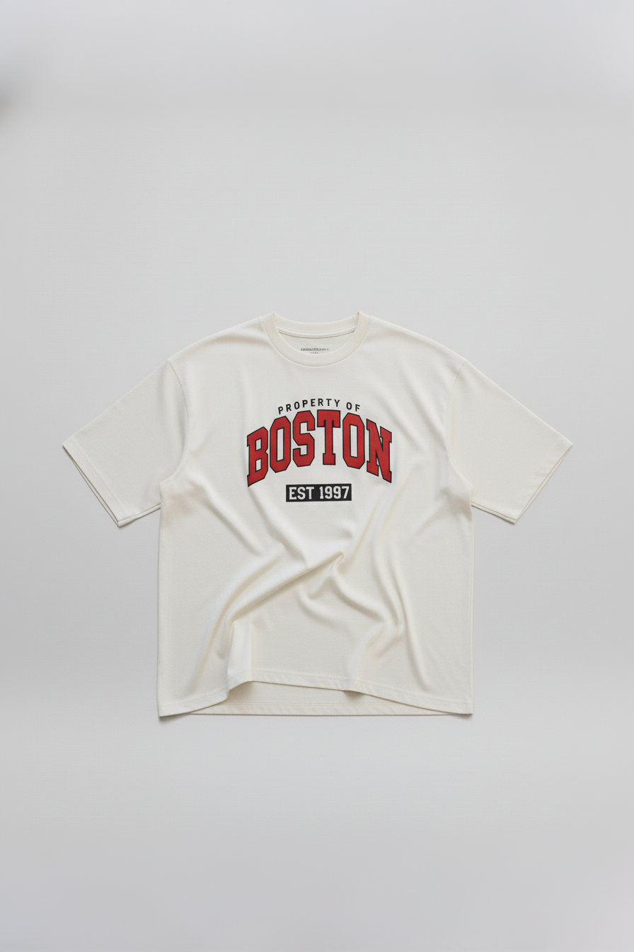 Boston 1997 Oversized Tee | Women's Relaxed Fit T-shirt