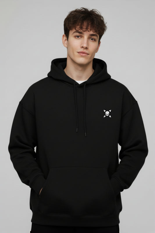 GymRat Grind Oversized Hoodie - Skull & Gains