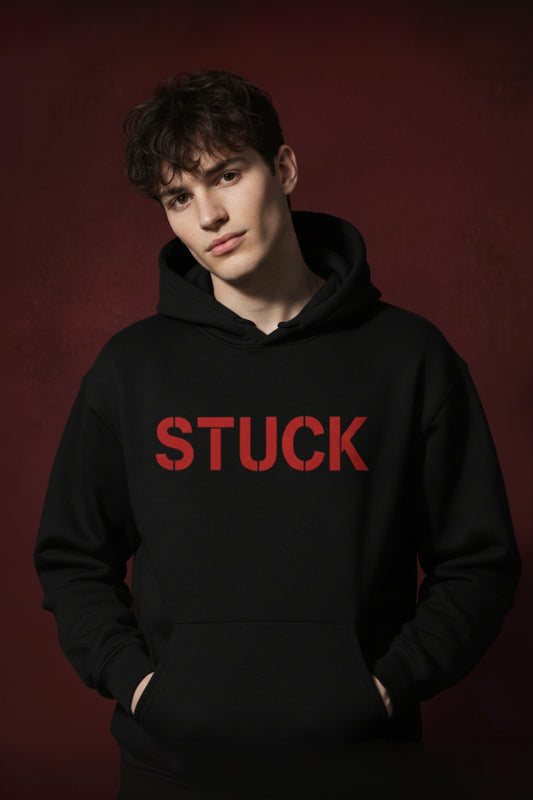 The Spike Store "Overthinking" Hoodie | Mental Health Graphic | Black Streetwear Hoodie