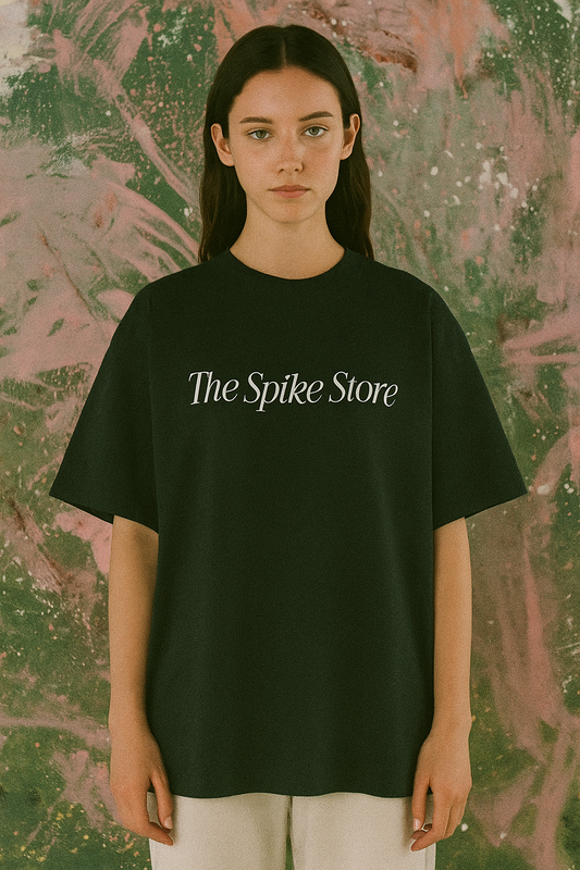 Women's Oversized T-Shirt – Minimal Text Design | The Spike Store
