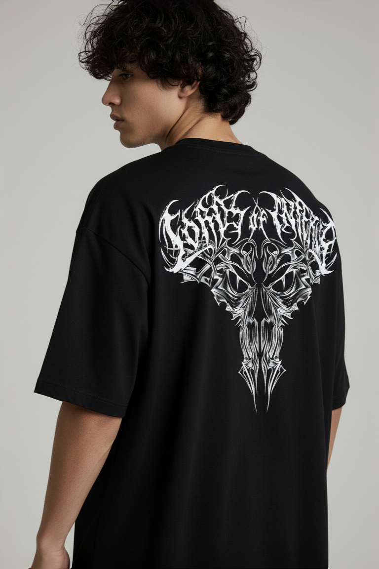 Vicious Thorn Terry oversized men's Tee