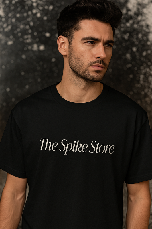 Men’s Oversized T-Shirt – Minimal Text Design | The Spike Store